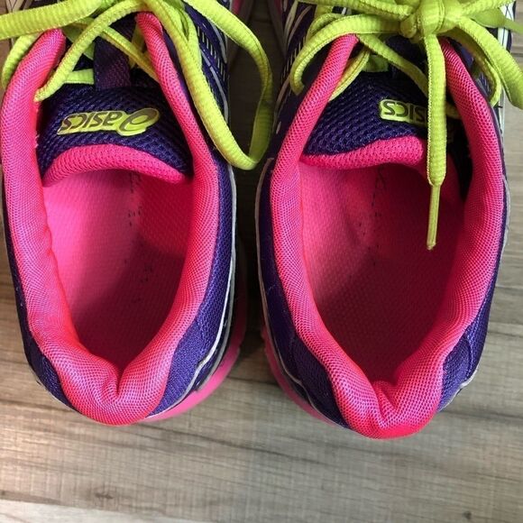 ASICS Purple Gel Volleycross Shoes Size 6 - Picture 9 of 9